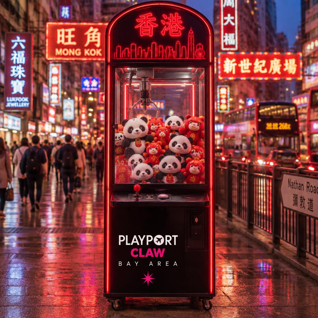 Hong Kong Collection claw machine